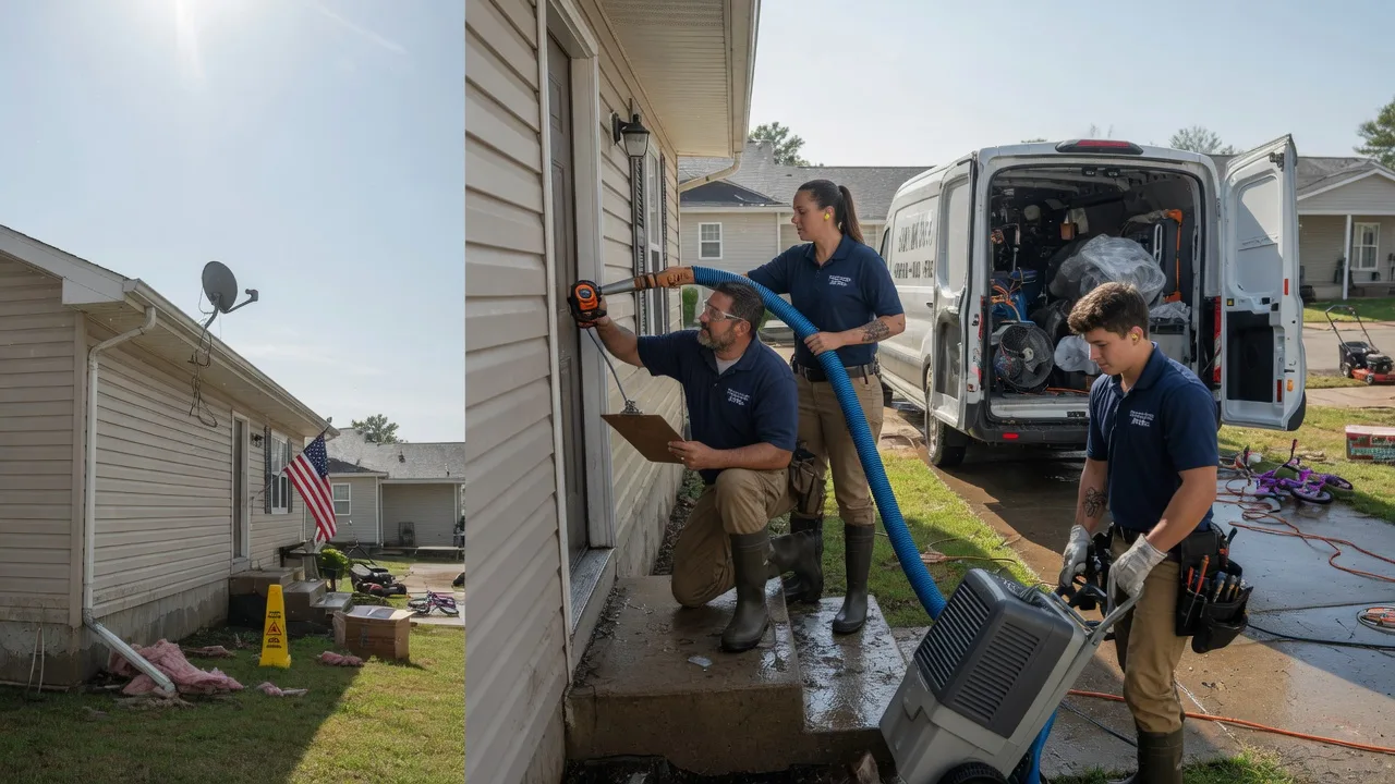 Ceiling Water Damage Restoration in Altamont, IL near me